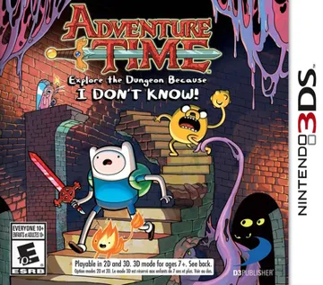 Adventure Time - Explore the Dungeon Because I DONT KNOW! (USA) box cover front